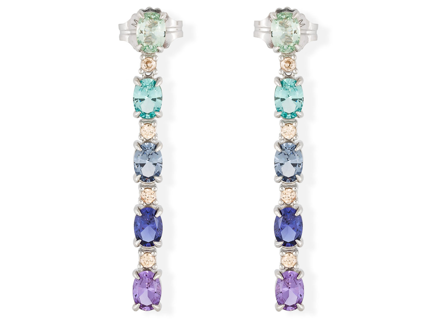 Pendientes CANNES Multicolor en plata 90391PX2