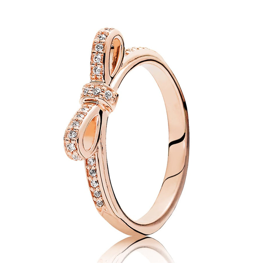 Pandora Rose Dazzling Bow Ring Size 54