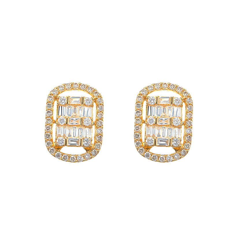 AVANT Earrings Baguette Diamonds Orla 18K Gold