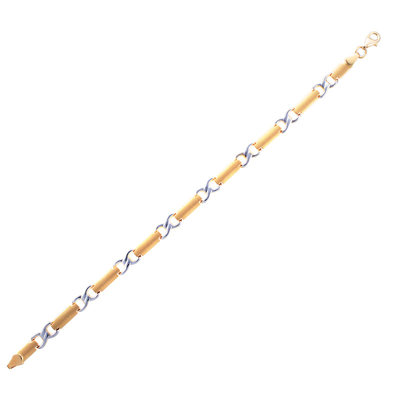 SIMONA Bicolor 18K Gold Bracelet