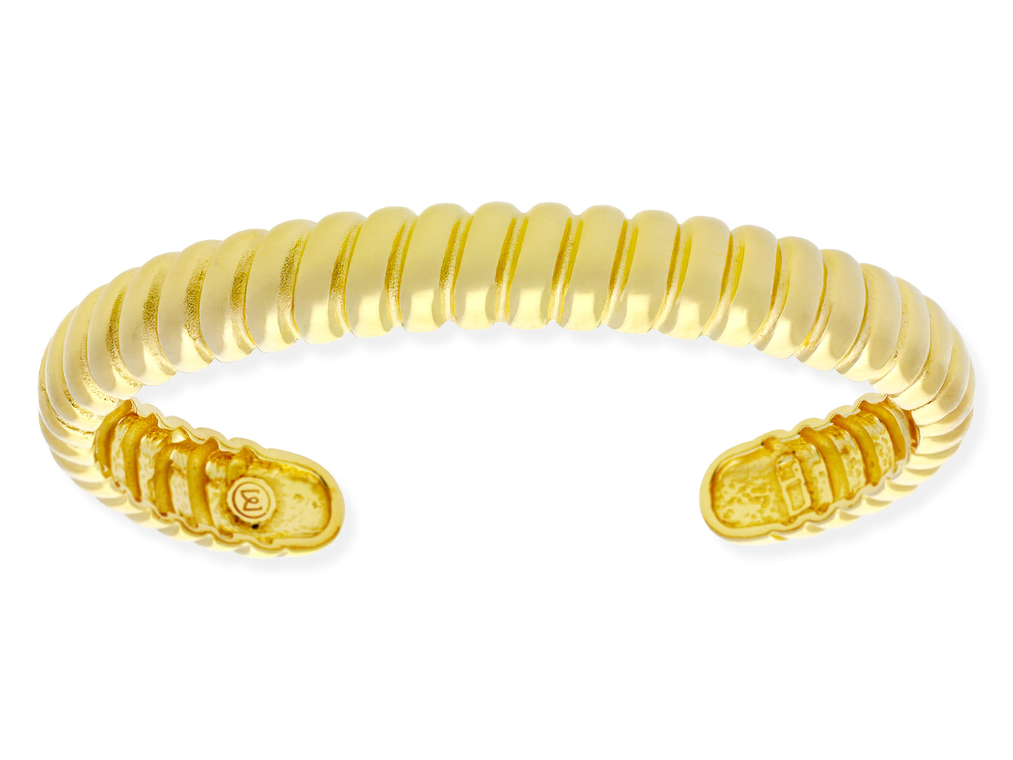 Pulsera de plata de primera ley (925) chapada en oro amarillo de 18kt. (medida de muñeca: 17-19 cm.)