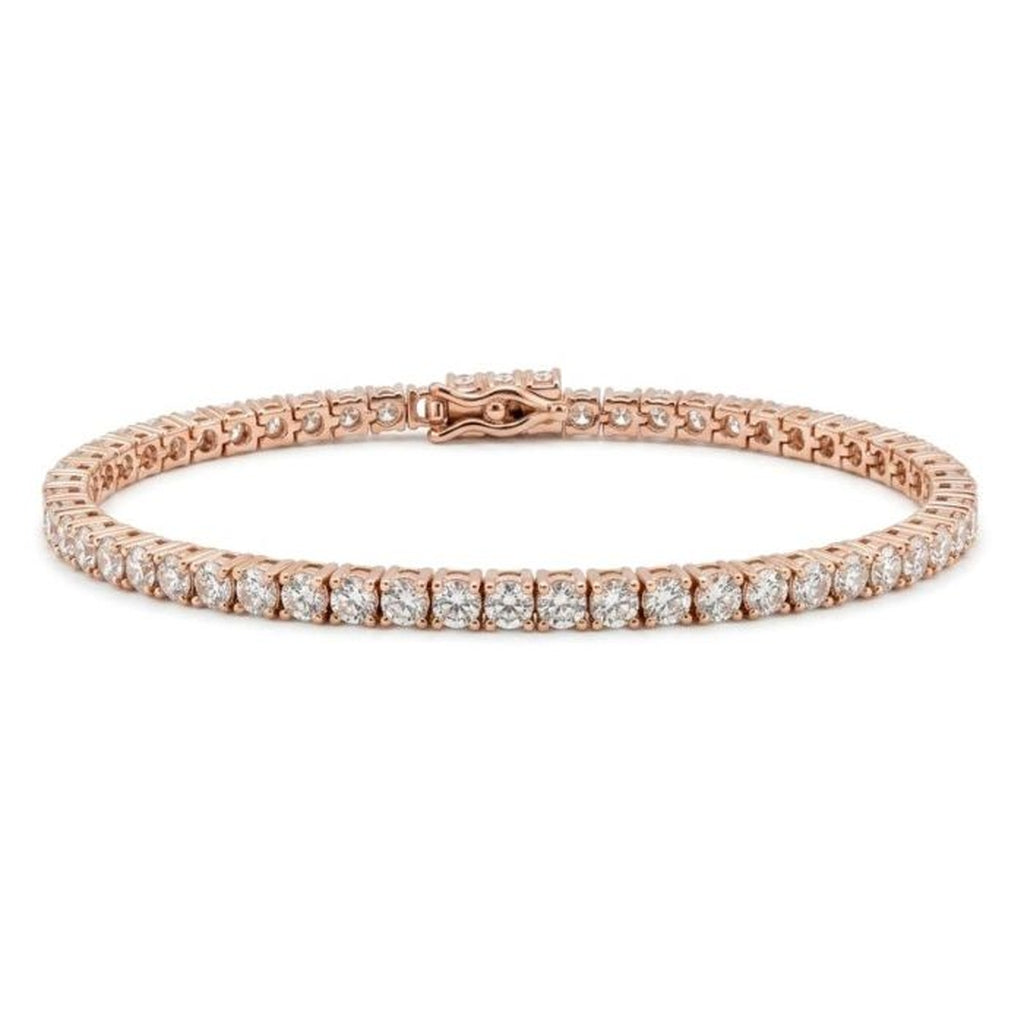 PULSERA GENEVE EN PLATA CHAPADA CON ORO ROSA 18KT