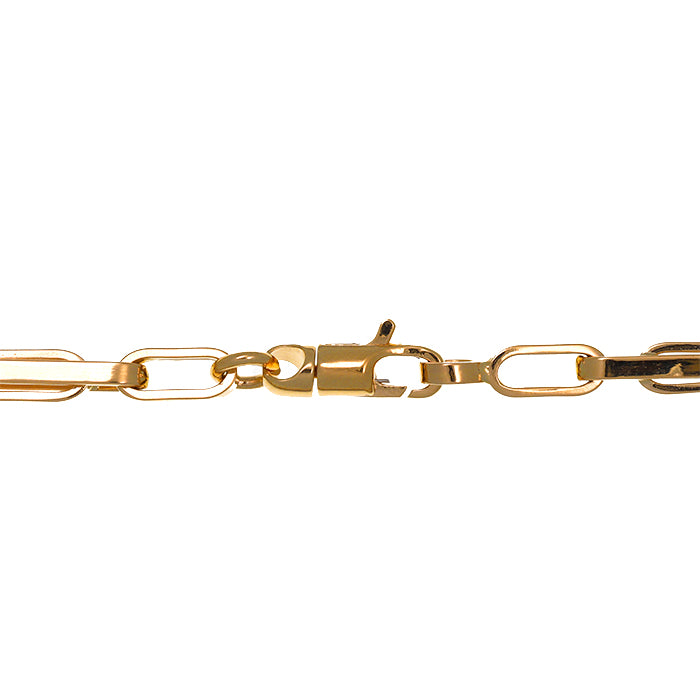 Cadena Oro Amarillo 18k- 60cm- Eslabones Alargados