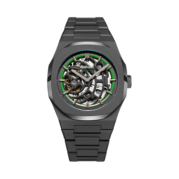 D1 Milano SANDBLAST GREEN Automatic watch