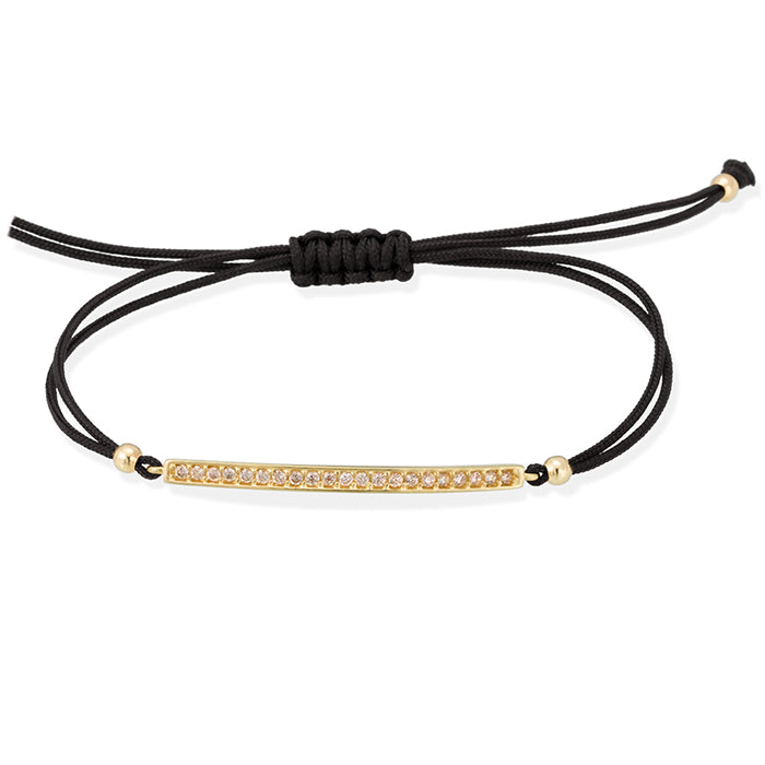 SUITE cognac bracelet in gilt silver Marina Garcia