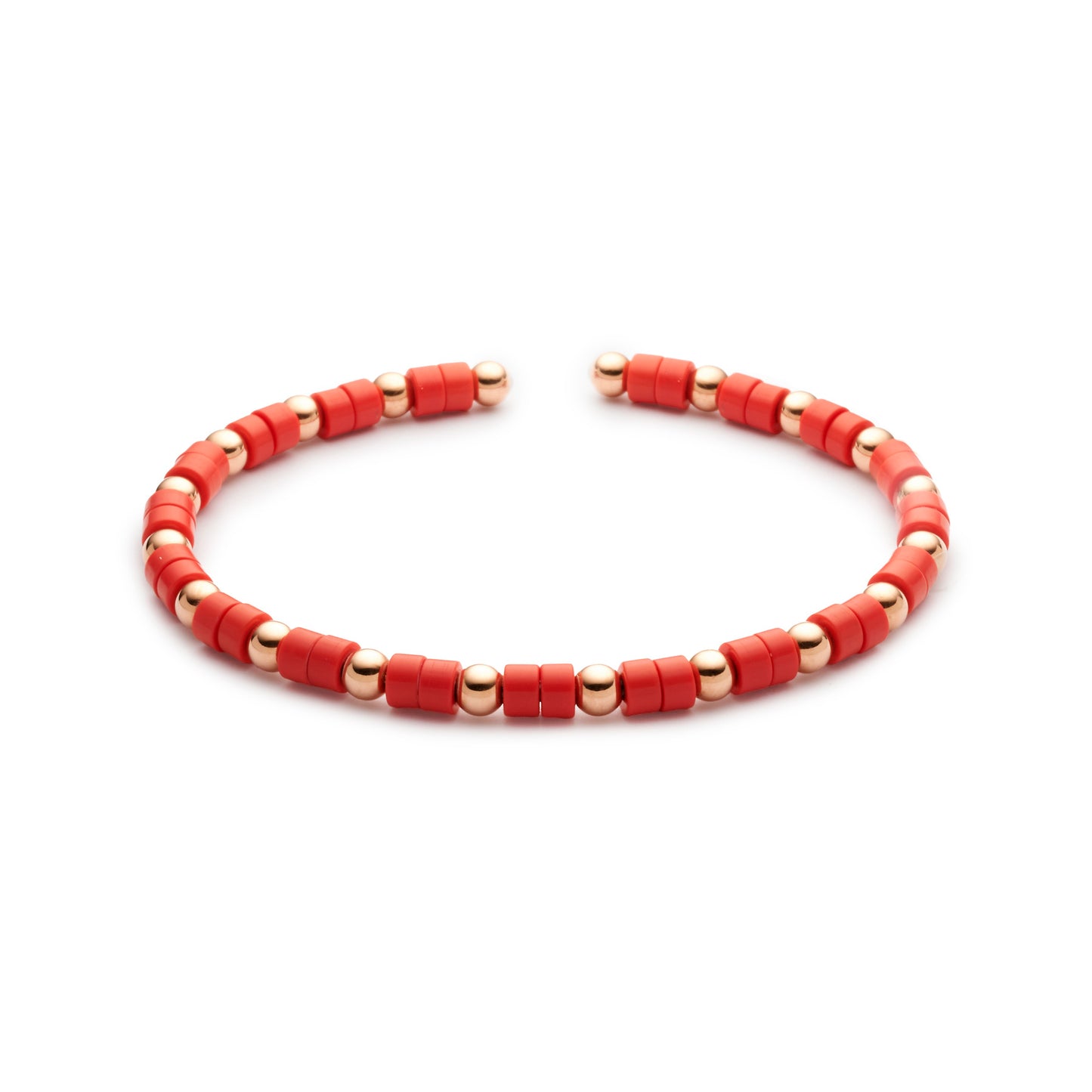 Collection Titanium soul Bracelet Gold, Coral p, titanium