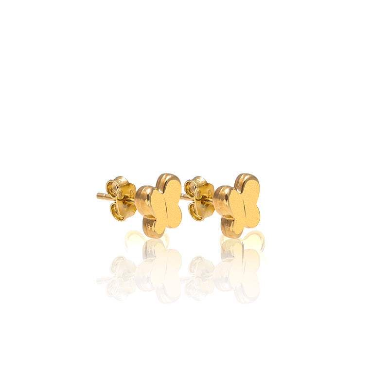 Pendientes de Mariposa en oro Amarillo 18K