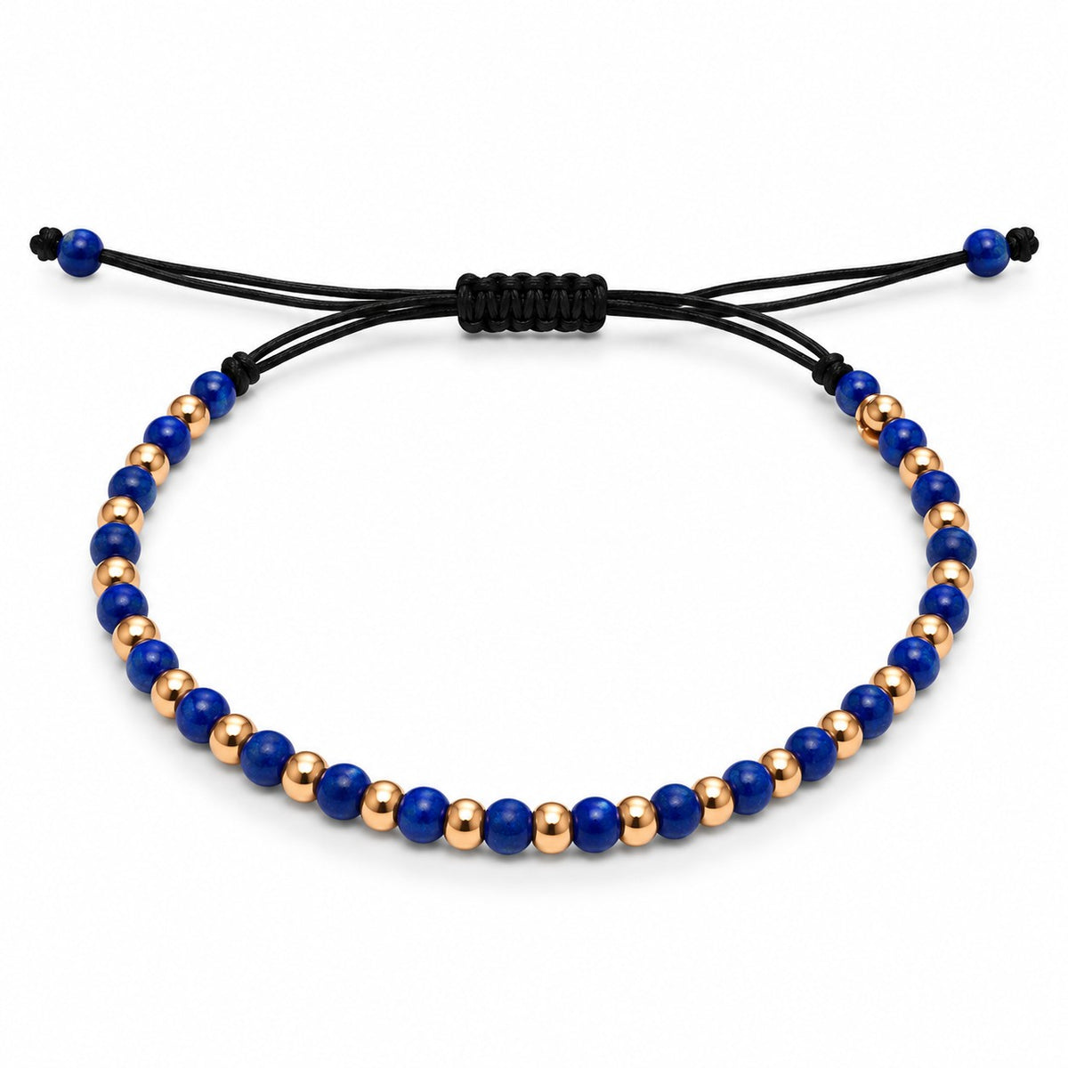 Collection soul Bracelet Gold, ceramics, macrame