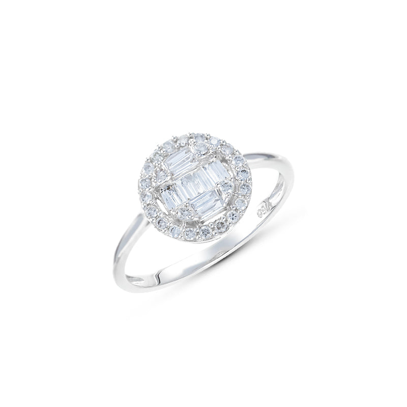 AVANT Circular Diamond Ring 18K White Gold