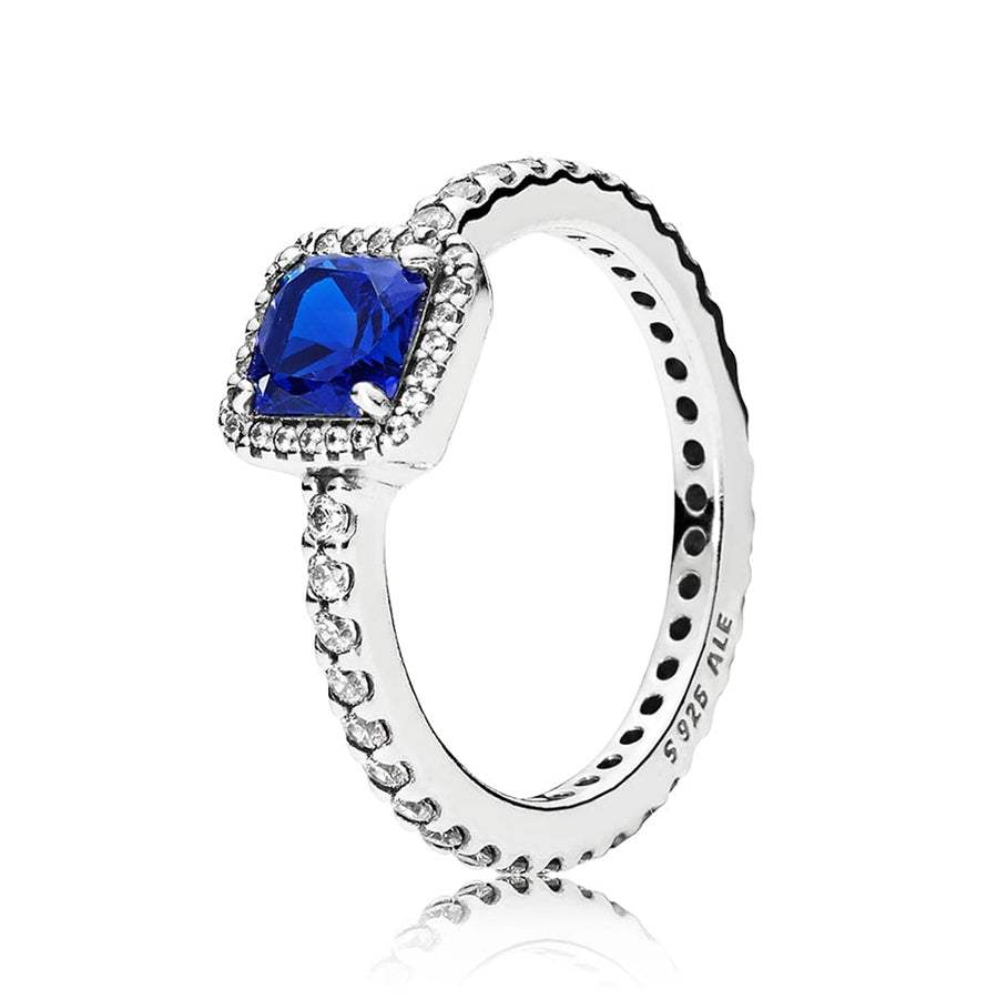 Anillo Pandora Elegancia Atemporal Azul 190947NBT