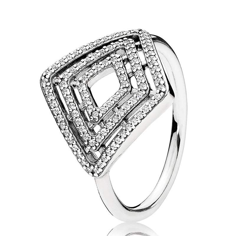 Anillo Pandora Líneas Geométricas Talla 54