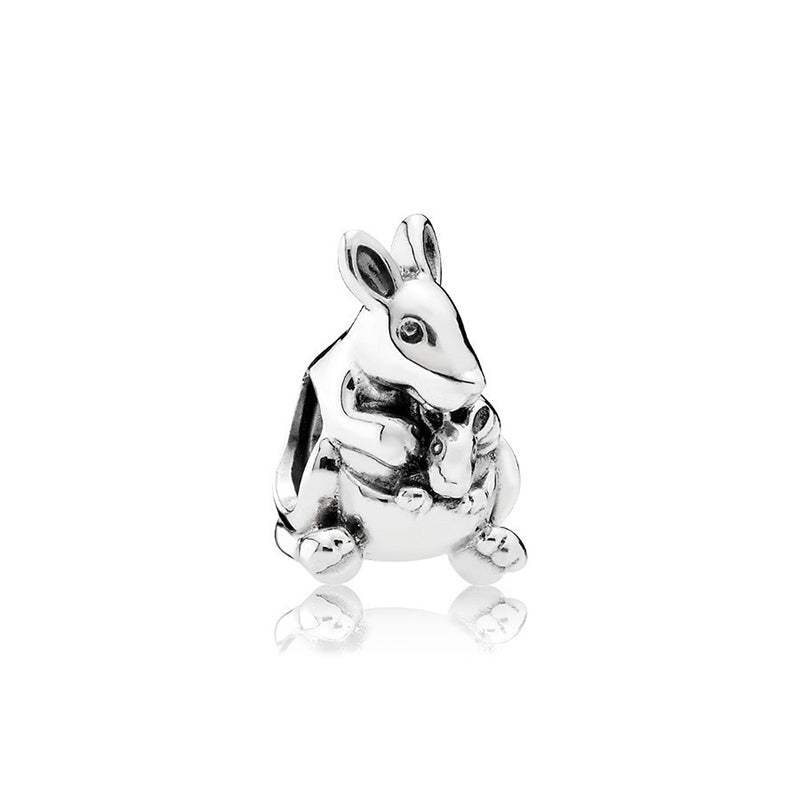 Charm Pandora Plata Canguro con Bebé - 791910