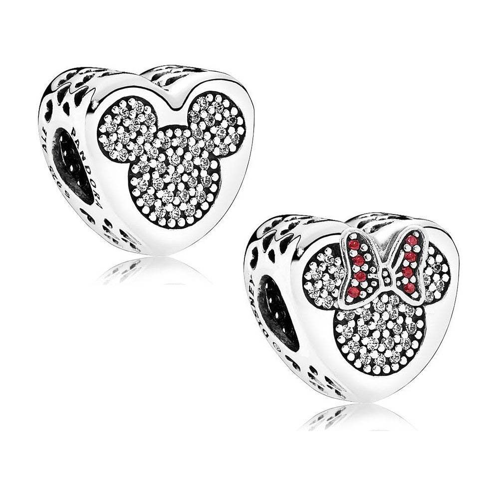 Charm Plata Minnie Mickey 792050CZ de Pandora