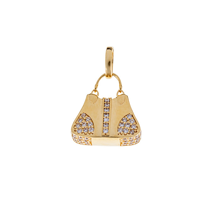 Colgante Bolso en Oro Amarillo 18K