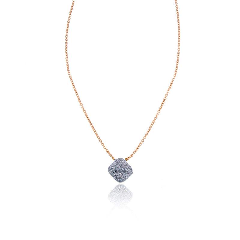 Collar POLVERE DI SOGNI Oro Rosa Polvo Diamante
