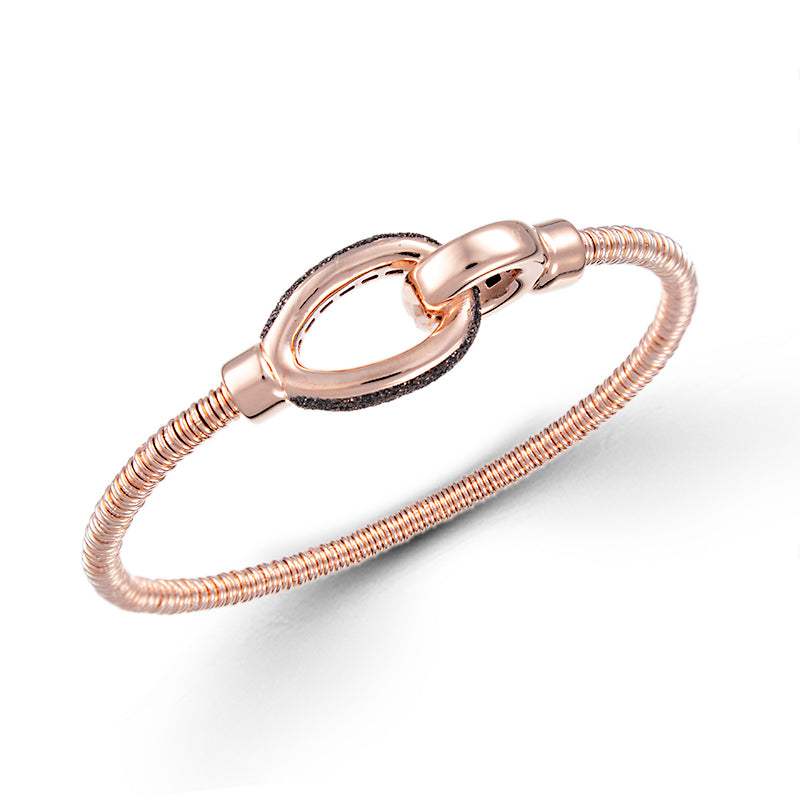 Pulsera POLVERE DI SOGNI Rosa Marron Talla S pesavento