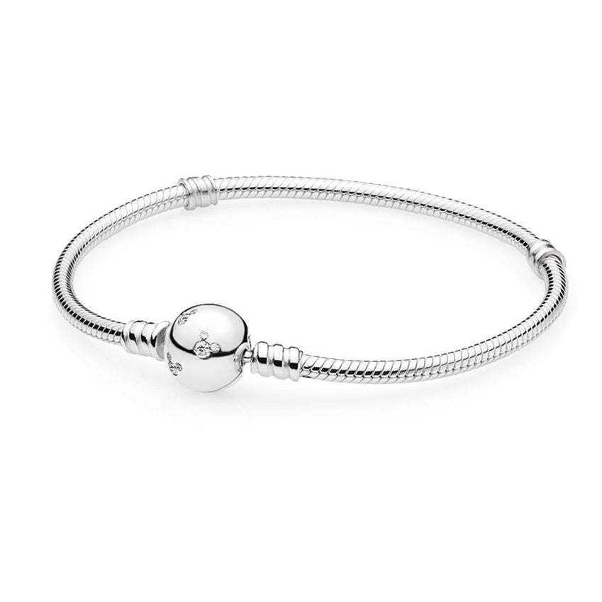Pulsera Plata Cierre Mickey Talla 20 cm Pandora