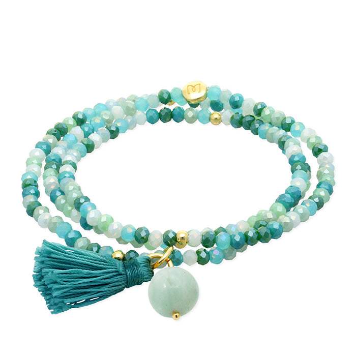 Pulsera ZEN MENTA piedra natural- Marina Garcia