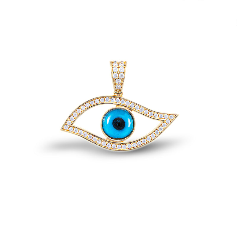 Colgante Oro Amarillo 18k con Ojo Turco