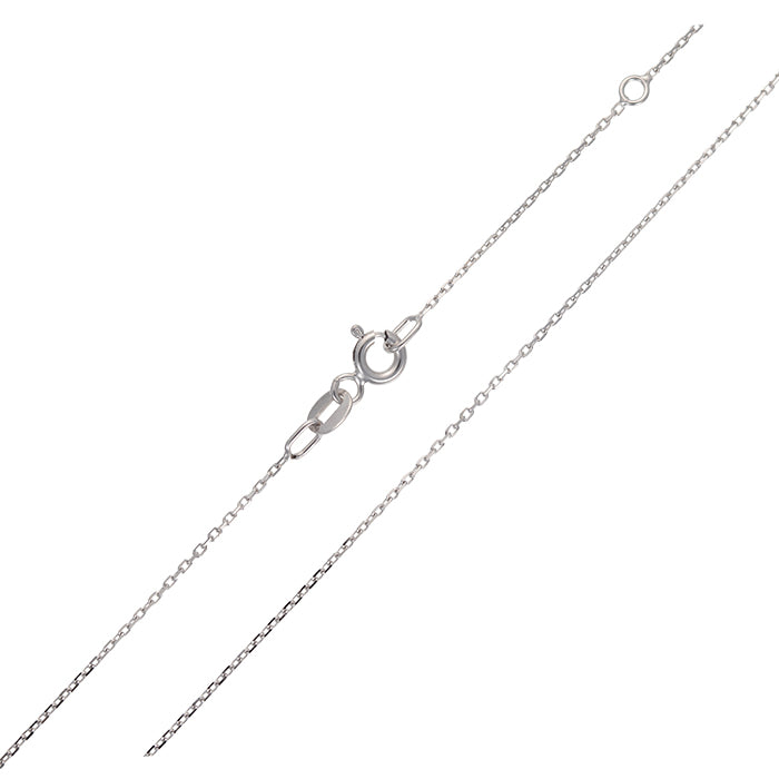 Cadena Sublime eslabón forzada oro blanco 18K