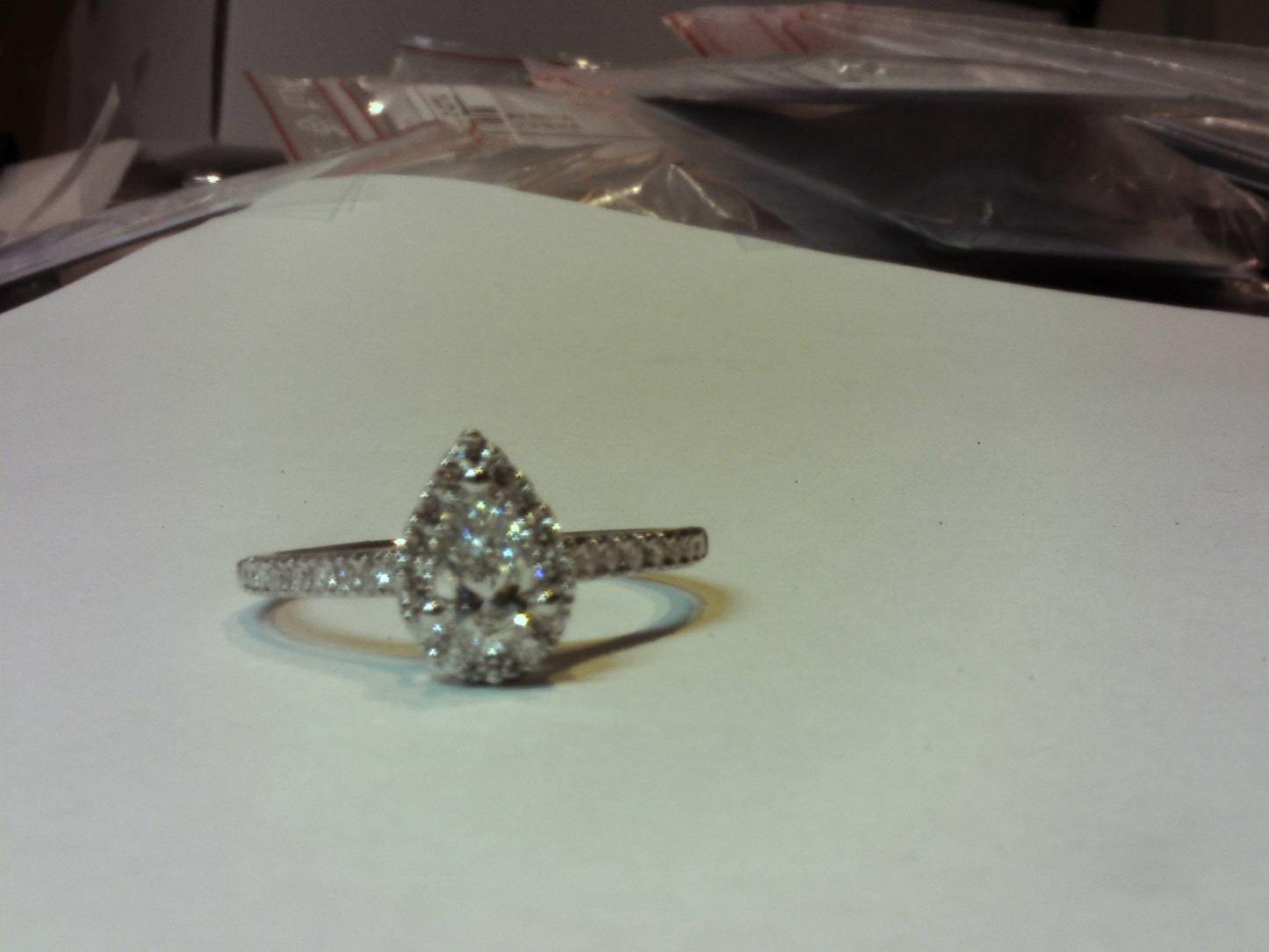 SORTIJA ORO BLANCO 18KT CON DIAMANTE