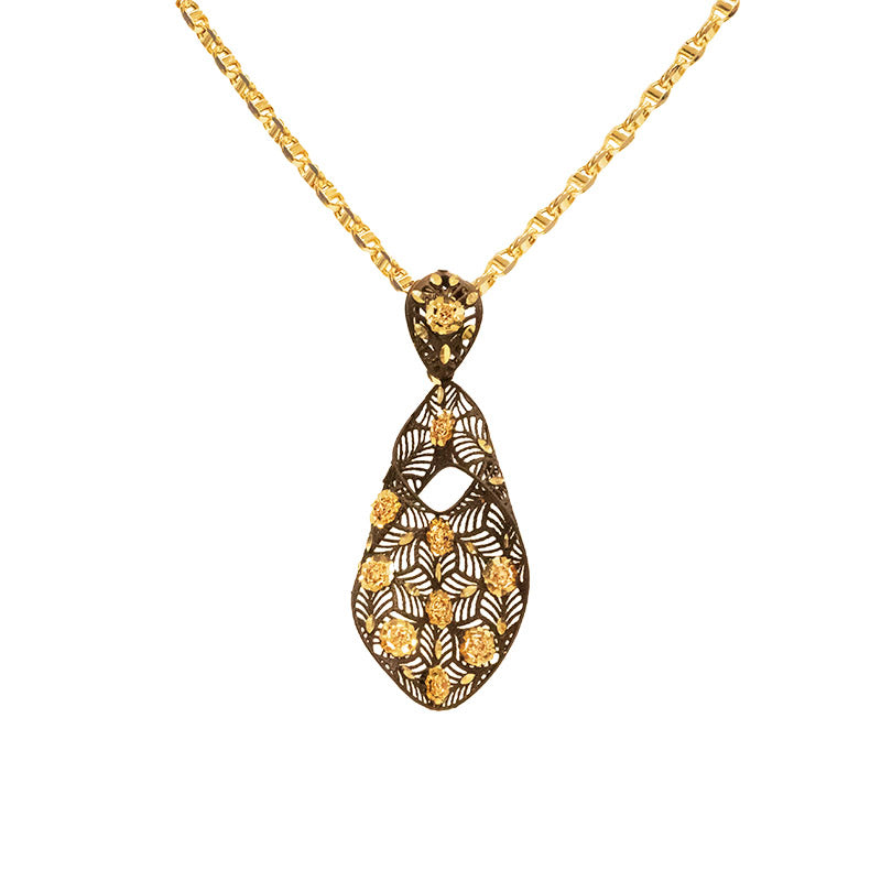 Colgante DePaoli Oro Marrón y Amarillo 18K |