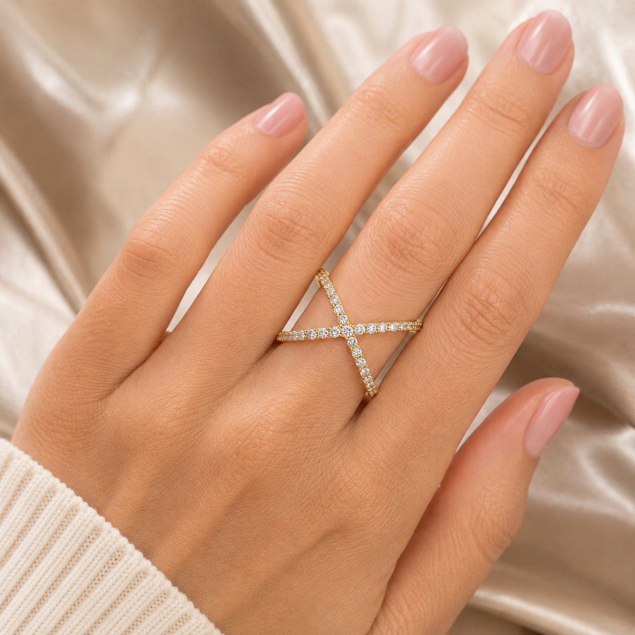 SORTIJA ORO AMARILLO 18KT CON BRILLANTES