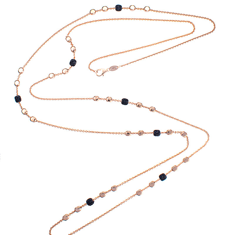 POLVERE DI SOGNI Necklace Pink Black WPLVE852