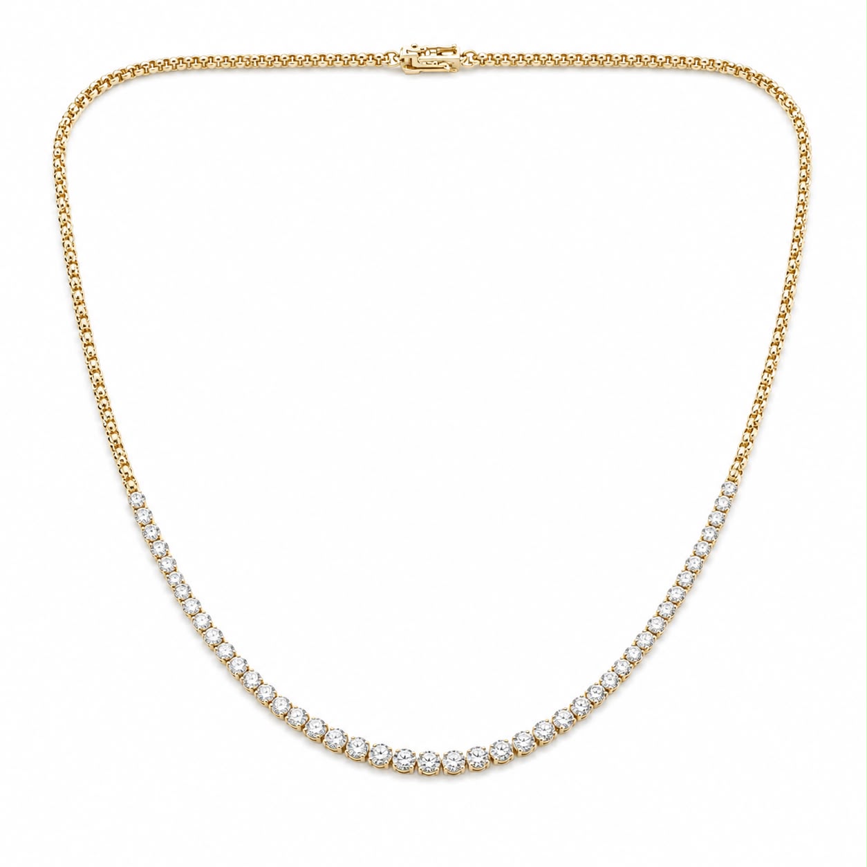 COLLAR ORO AMARILLO 18KT CON DIAMANTES