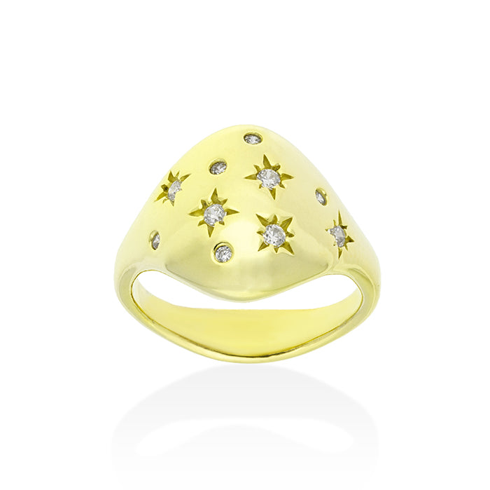 Chiquita ring in gilt silver-Marina Garcia