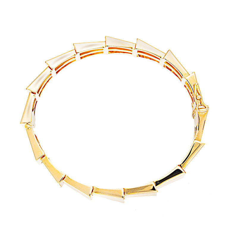 Pulsera de Oro de DISEÑO serpentino Oro Amarillo