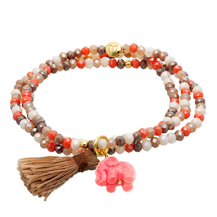 Zen OAK Bracelet with Elephant Marina Garcia