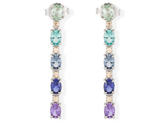 Pendientes CANNES Multicolor en plata 90391PX2
