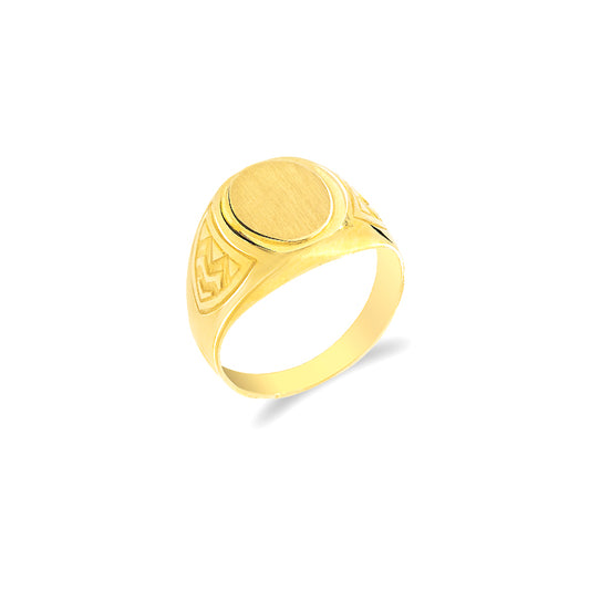 Men's Seal in 18K Yellow Gold