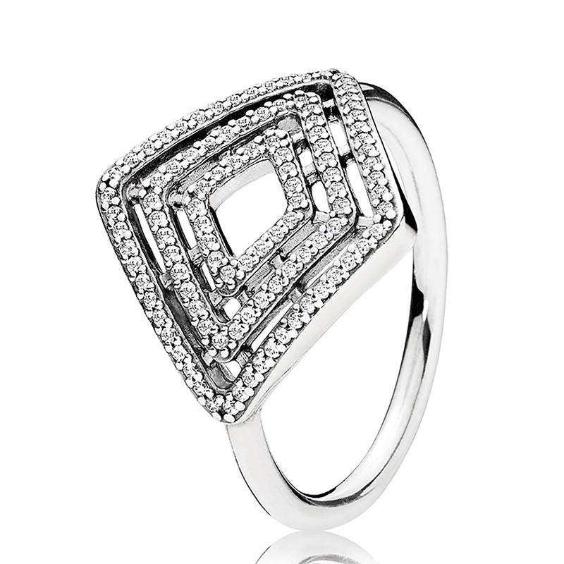 Anillo Pandora Líneas Geométricas Talla 54