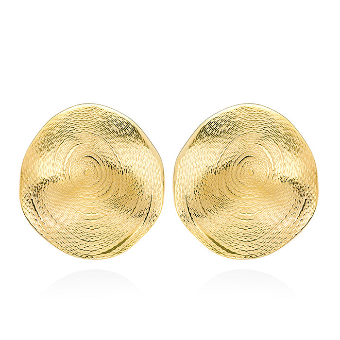 Olivera earrings in golden silver