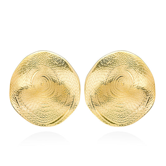 Olivera earrings in golden silver