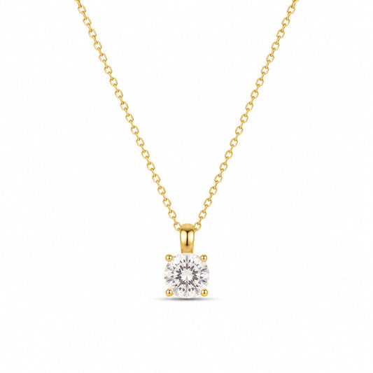 COLGANTE ORO AMARILLO CON DIAMANTE0.25CT