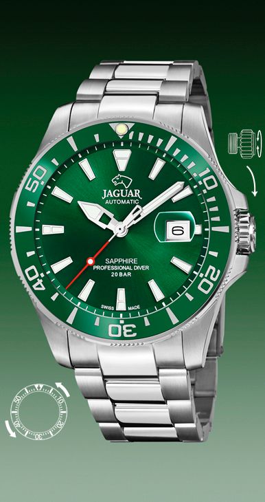 Reloj hombre JAGUAR Automático Verde J886/2
