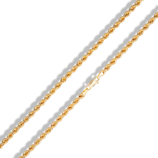Cordón Oro Amarillo 18k - 45cm - Peso 8.80 Gramos