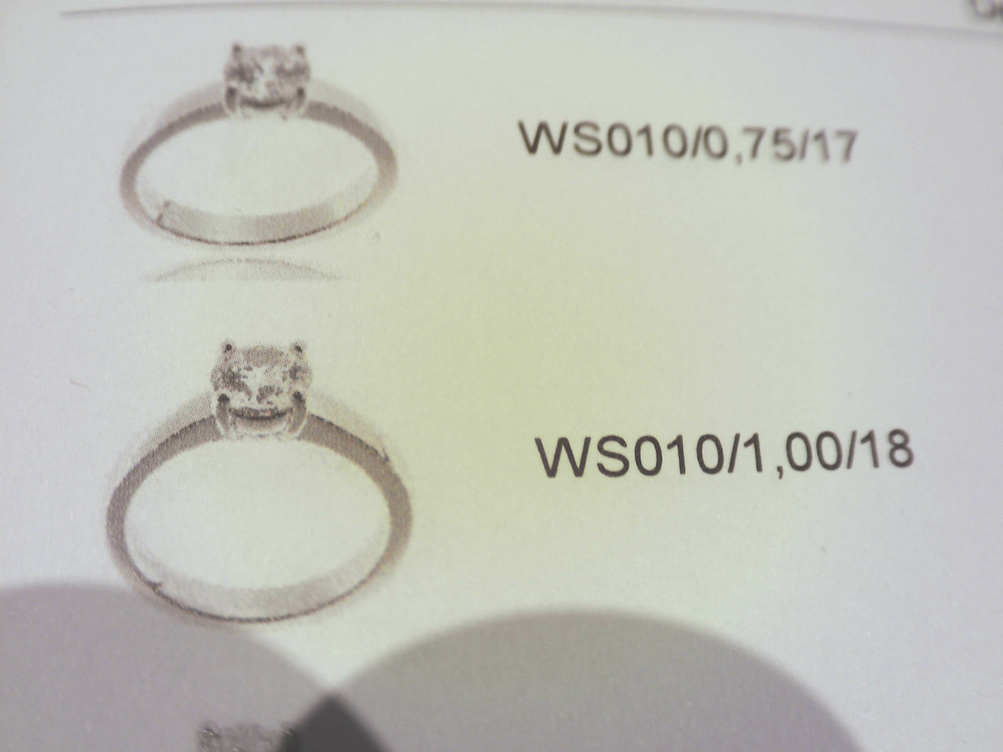 Solitaire 4 Claws Zirconia Silver Kokyo 4