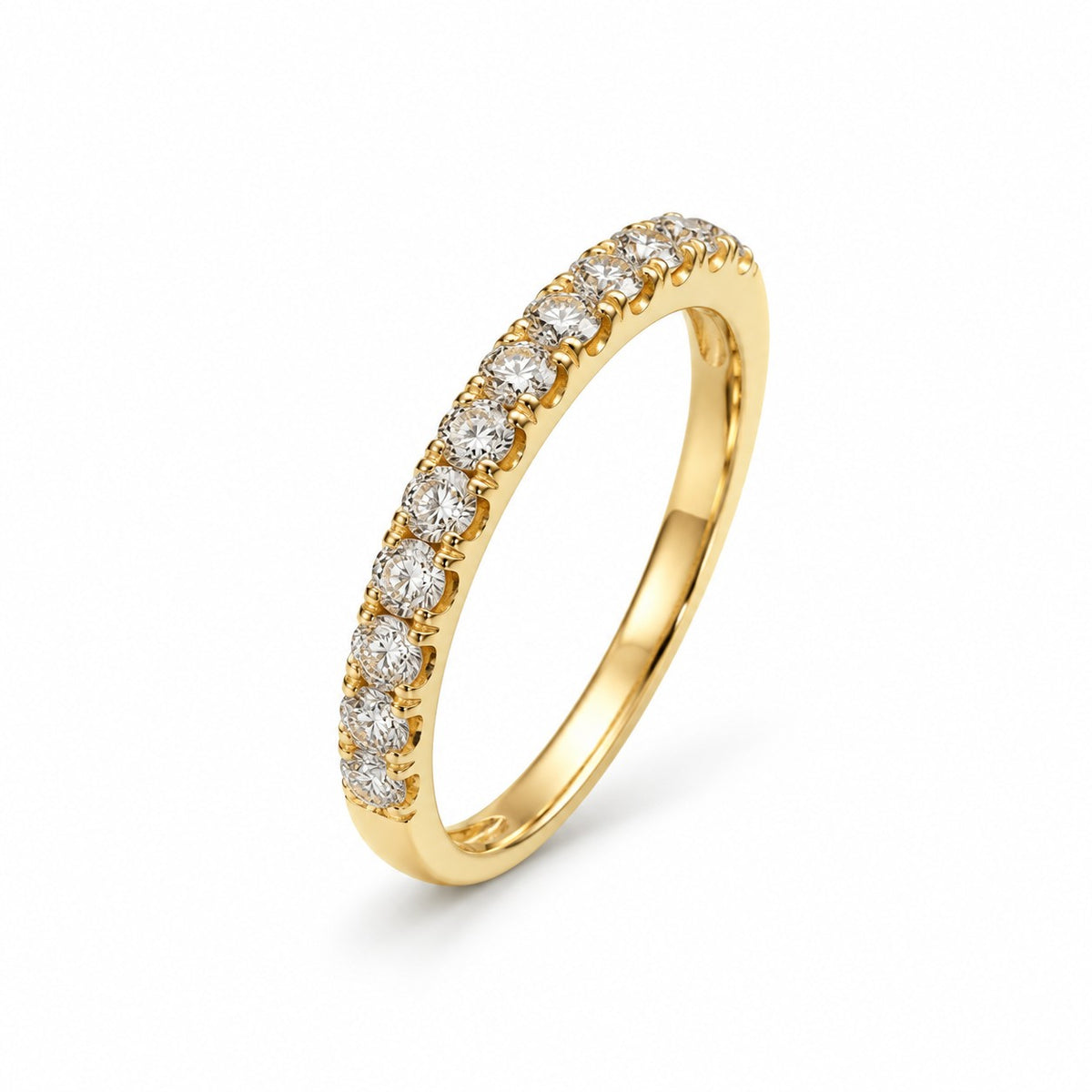 SORTIJA ORO AMARILLO 18KT CON BRILLANTES DE 0.24CT