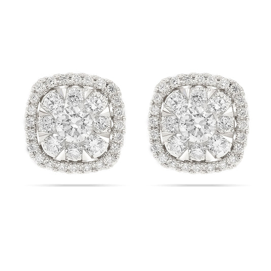 Diamond Earrings Model SIMONI in White Gold