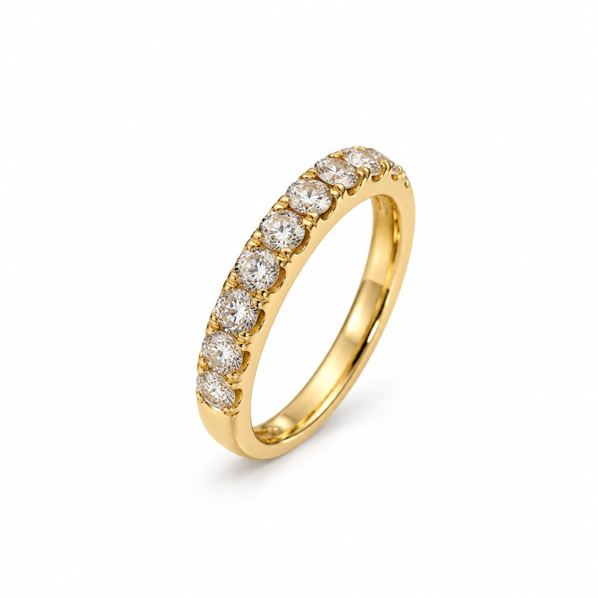 SORTIJA ORO AMARILLO CON BRILLANTES