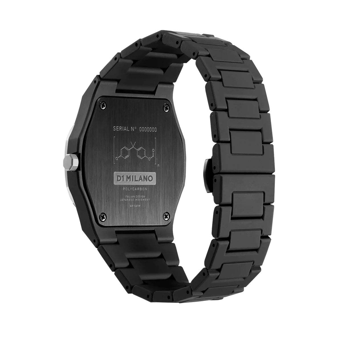 D1 Milano PolyCarbon MOONGLADE D1-PCBJ14 Clock