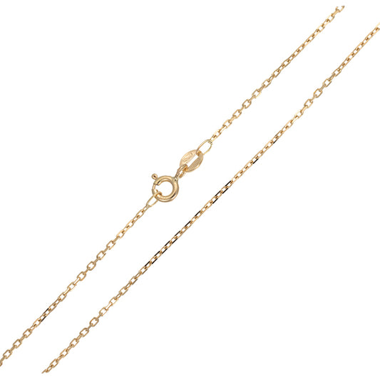 Cadena Forzada Oro Amarillo 18k 40cms