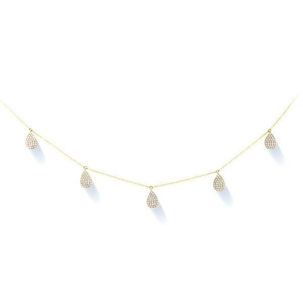 EXTASIS Necklace 18K Yellow Gold with Diamonds