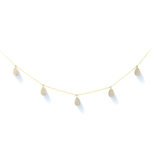 Collar EXTASIS Oro Amaillo 18K con Diamantes