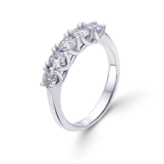 Diamond Ring in 18K White Gold for Women