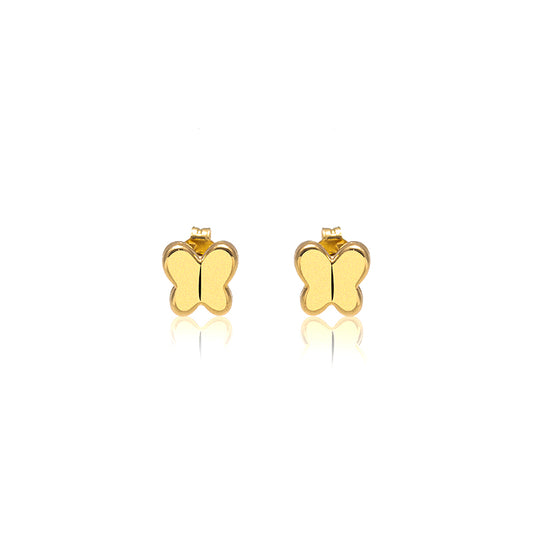 Butterfly Earrings in 18K Yellow Gold